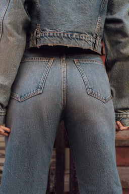 TRF MOM FIT HIGH-WAIST JEANS - Zara фото 35