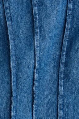 Blusa denim con peplum - H&m фото 5