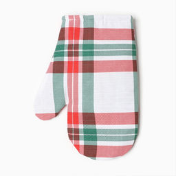 Набор кух. Этель Нoliday decoration: варежка 20х27 см, прихватка 19х19 см, репс, 100% хл  фото 3