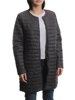 K-528 DK. GRAY Куртка демисезонная стеганая женская (70 гр. холлофайбер) - Fashion фото 6