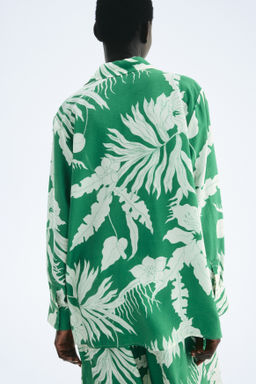 Camisa oversize estampada - H&m фото 6