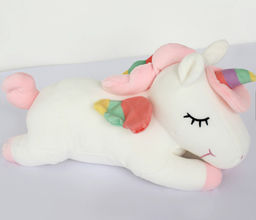 Мягкая игрушка Единорог лежачий 30 см - Storyland фото 2