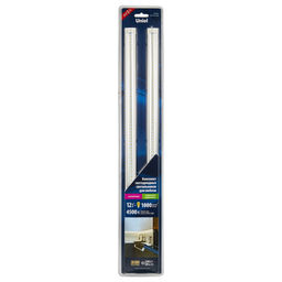 ULM-F45-2x6W/4500K IP20 SILVER Светильники светодиодные для мебели, набор из 2-х шт. Механический выключатель. 600*25*8мм. 2*500Lm. ТМ Uniel