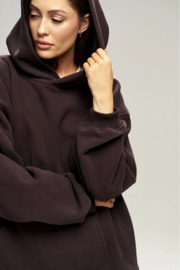 Худи с начесом Brown - Erist store фото 4