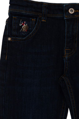 Erkek _ocuk Koyu Mavi Jean Pantolon Sepette S_rpriz _ndirim - U.s. polo assn фото 4
