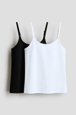 Pack de 2 camisetas de tirantes en algod?n