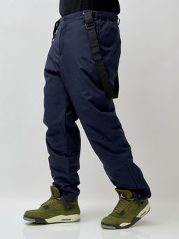 Горнолыжный костюм мужской зимний темно-синего цвета 370TS - Leifensh фото 26