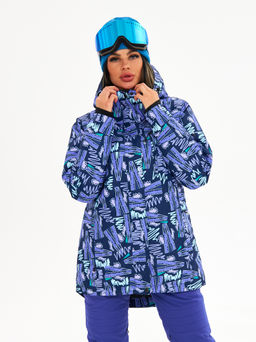 Женская горнолыжная сноубордическая куртка Alpha Endless Ultra Chaleur SNB 423/316_5 Разноцветный  фото 3