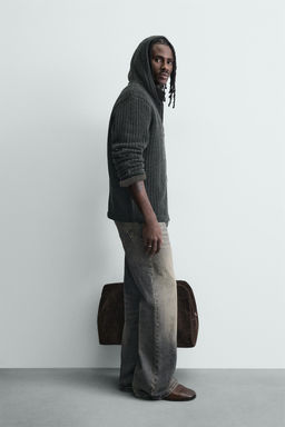 TEXTURED RIBBED JACKET - Zara фото 13