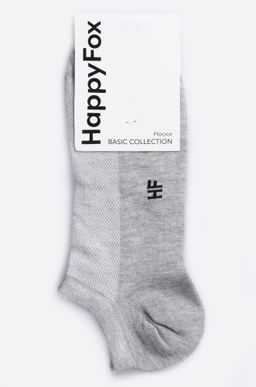 Цена за 6 шт. Укороченные базовые носки в сетку Happy Fox  фото 5