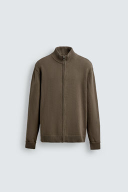 ZIP-UP KNIT CARDIGAN - Zara фото 7
