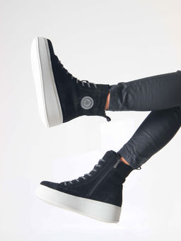 Ботинки 215.ALTAgr. Черный замша/Шерсть