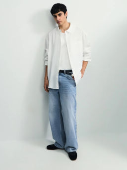 Рубашка oversize из 100% хлопка / Zarina  фото 2