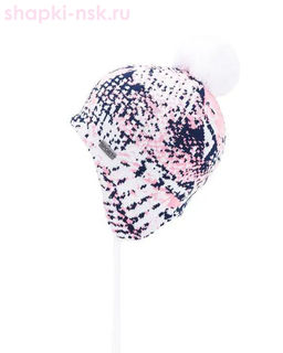 9398/2 MGU Ушанка для девочки флис (50-52)