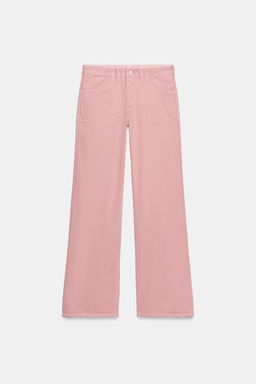 JEANS TRF REVERSIBLE TIRO MEDIO / Rosa - Zara фото 11