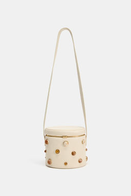BOLSO BANDOLERA R?GIDO / Crudo
