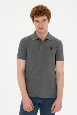 Мужская базовая футболка антрацитового меланжа Неожиданная скидка в корзине - U.s. polo assn фото 8