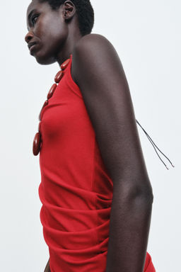 DRAPED SLEEVELESS TOP - Zara фото 4