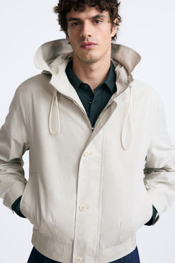 COTTON JACKET WITH HOOD - Zara фото 5