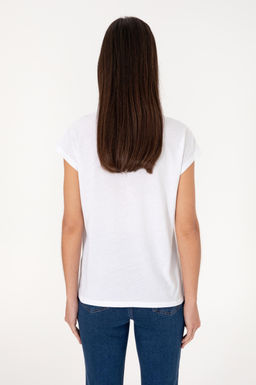 Kad_n Beyaz Ti__rt Sepette S_rpriz _ndirim - U.s. polo assn фото 5