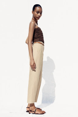 RUSTIC TROUSERS WITH BELT - Zara фото 4