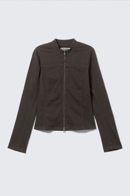 CHAQUETA GENEVIEVE SLIM DE ALGOD?N ESTRUCTURADO CON CREMALLERA - H&m фото 5
