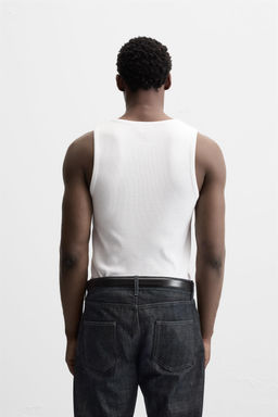 BASIC RIB TANK TOP - Zara фото 3