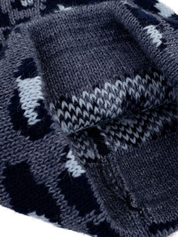 Шапка жен. шерсть+акр LB-BR55025 blue/navy - Labbra фото 4
