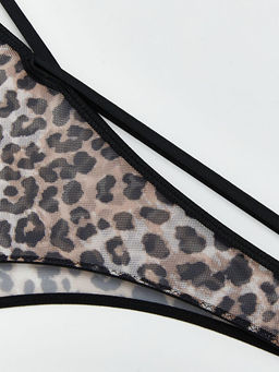 Leopar Desenli Fantezi Brazilian K?lot