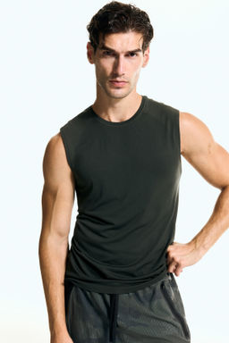 Camiseta de deporte con DryMove Muscle Fit - H&m фото 5