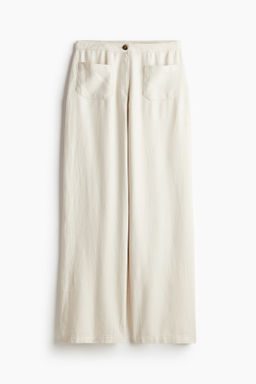 Pantalon en mezcla de lino