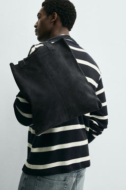 LEATHER TOTE BAG - Zara фото 3