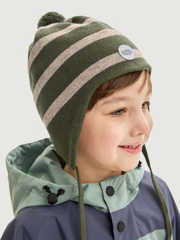 Шапка 11м20726 мох/беж