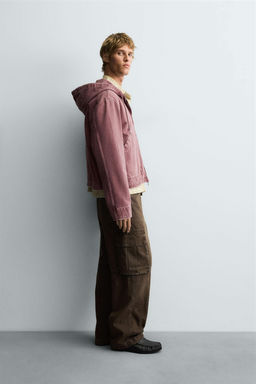 WASHED HOODIE JACKET - Zara фото 4