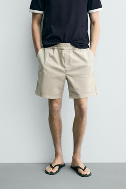 BERMUDA TWILL RELAXED FIT / Tostado