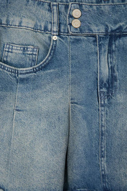 Mavi %100 Pamuk Bel Detayl_ Pileli Mini Denim Etek TWOAW27ET00034 - Trendyolmilla фото 6