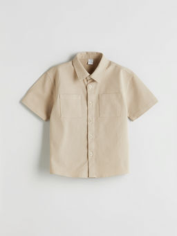 K?sa Kollu Bask?l? Erkek Bebek G?mlek