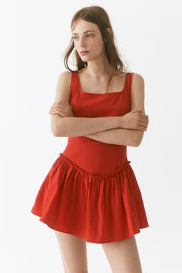 Flared-skirt cr?pe dress - H&m фото 4
