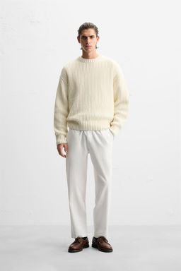 RELAXED FIT JOGGER WAIST TROUSERS - Zara фото 23