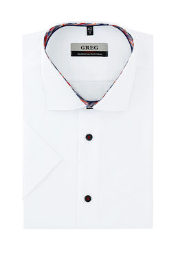 Сорочка мужская короткий рукав GREG 100/109/WH/Z/3p_GB  фото 2