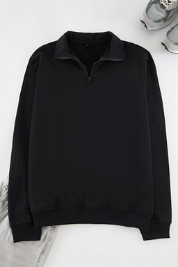 Siyah-Kar Melanj 2li Paket Regular/Normal Kesim __i Polar/S_cak Tutan Sweatshirt TMNAW25SW00205 - Trendyolmilla фото 2