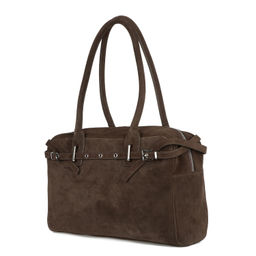5180 coffee, Женская замшевая сумка, Barcelo Biagi
