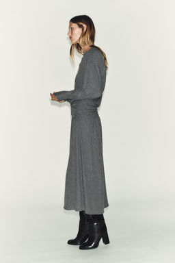 SOFT DRESS WITH WAISTBAND