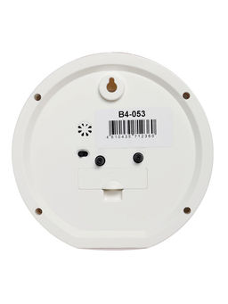 Будильник «Альпака», плавный ход, d=15 см, розовый