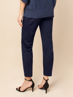 VILATTE / Брюки дудочки из плотного джерси фото 5