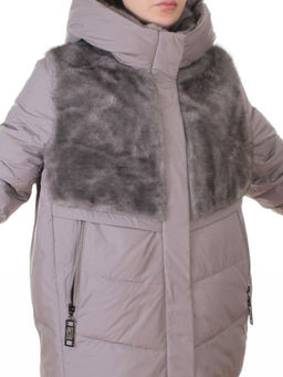 M-8869 GRAY Куртка зимняя женская (150 гр. холлофайбер)