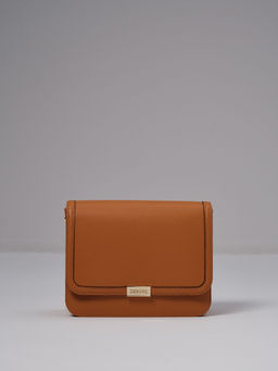 Сумка через плечо Deboro 30532 оранжевый карандаш