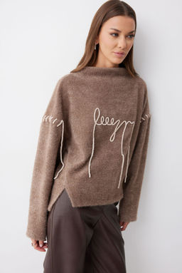 Джемпер LYUSHe 4242 капучино фото 5