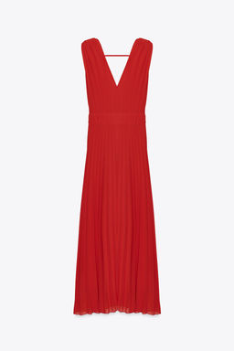 PLEATED MIDI DRESS - Zara фото 10