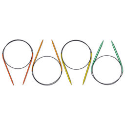 Спицы PRYM 211981 круговые алюминий 80 см 4 шт ассорти 4.5-7.0 фото 3